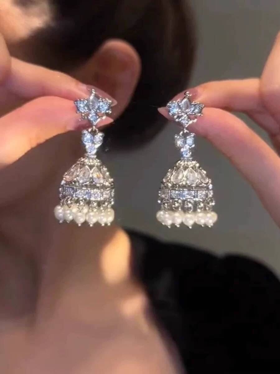 Women'S Fashion Underwear - Indian Exaggerated Birdcage Earrings Fashion Annual