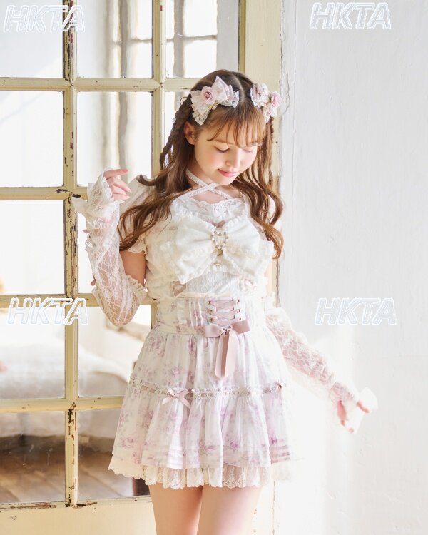 Japanese Jirai Kei Style Sweet - Puff Sleeve Blouse review and price
