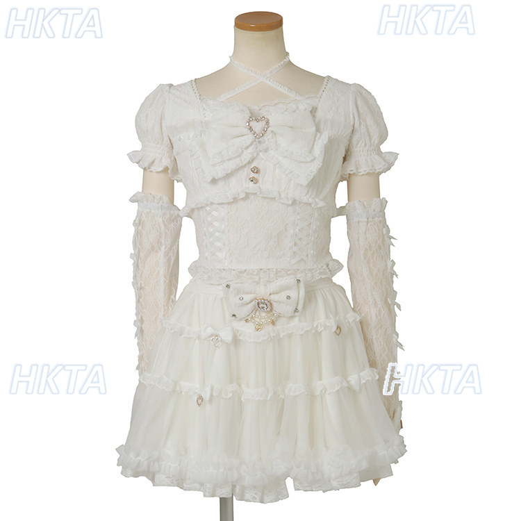 Japanese Jirai Kei Style Sweet - Puff Sleeve Blouse review and price