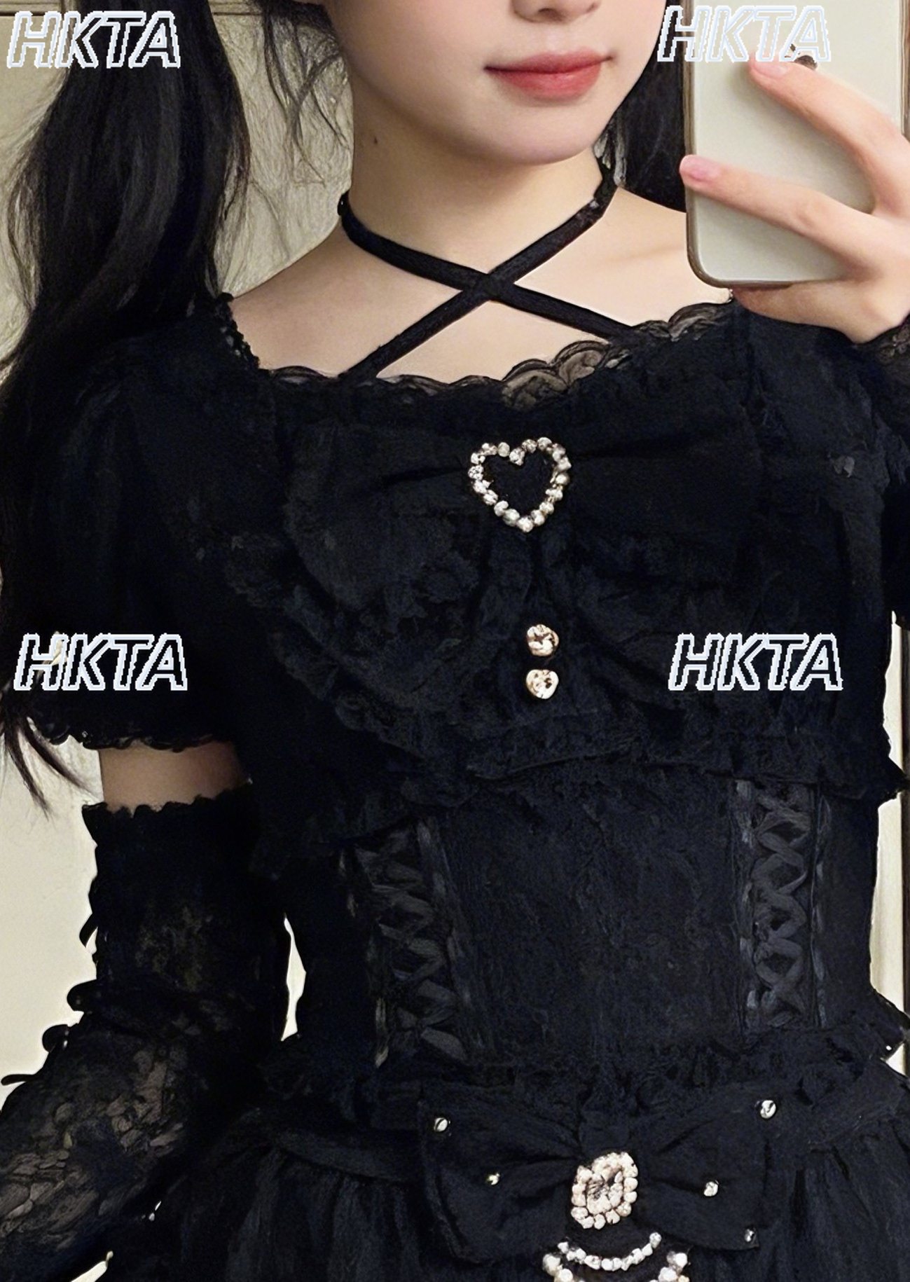 Japanese Jirai Kei Style Sweet - Puff Sleeve Blouse review and price