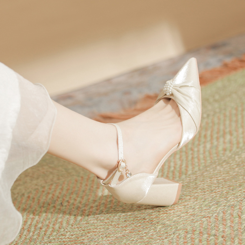 Size 30-44 Chunky Heel Pointed - Women'S Fashion Underwear review and price
