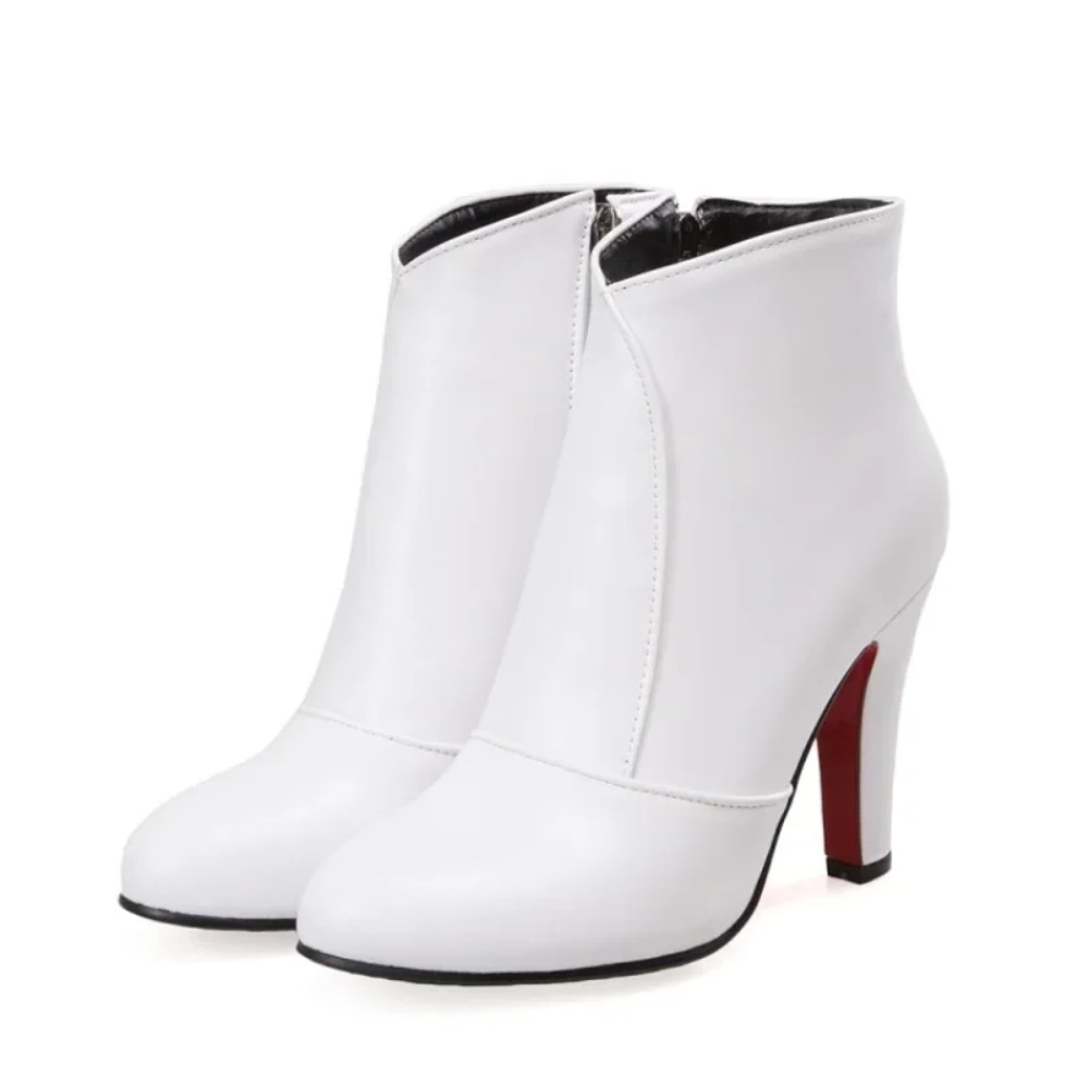 Botas De Mujer Round Toe Ankle - Women'S Fashion Riding Boots review and price
