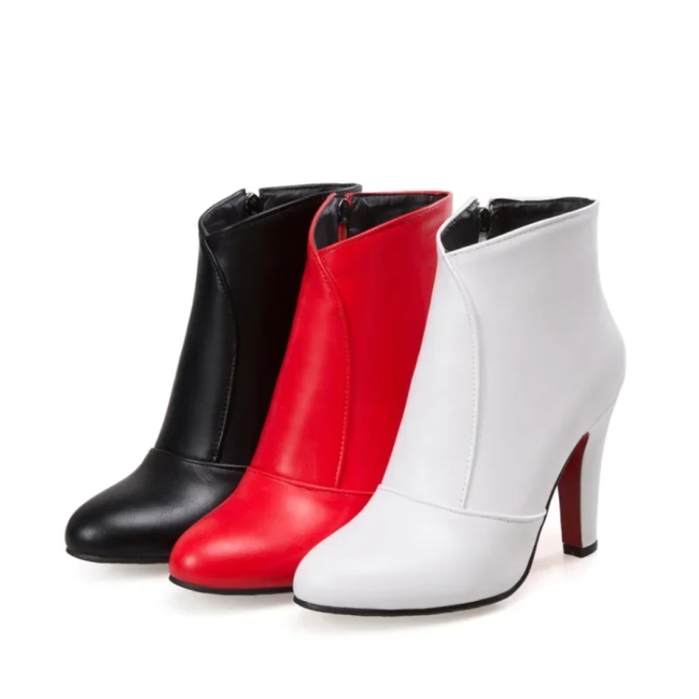 Botas De Mujer Round Toe Ankle - Women'S Fashion Riding Boots review and price
