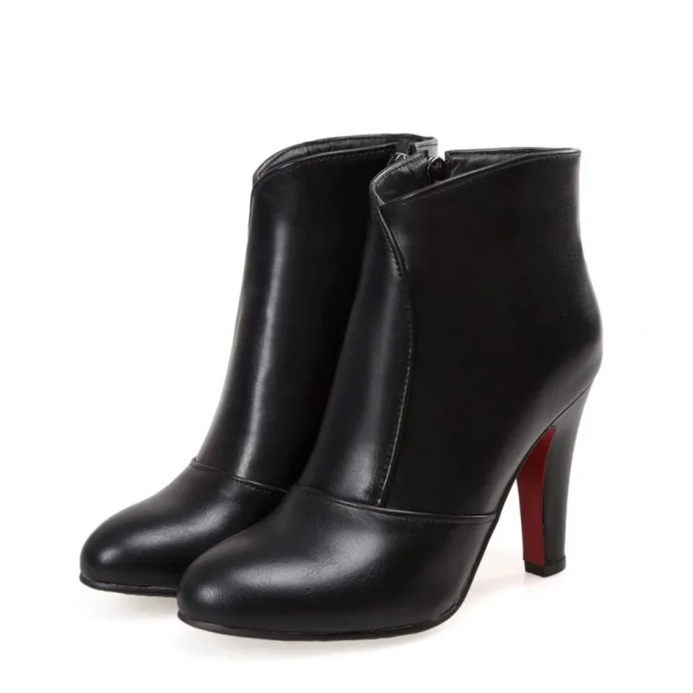Botas De Mujer Round Toe Ankle - Women'S Fashion Riding Boots review and price