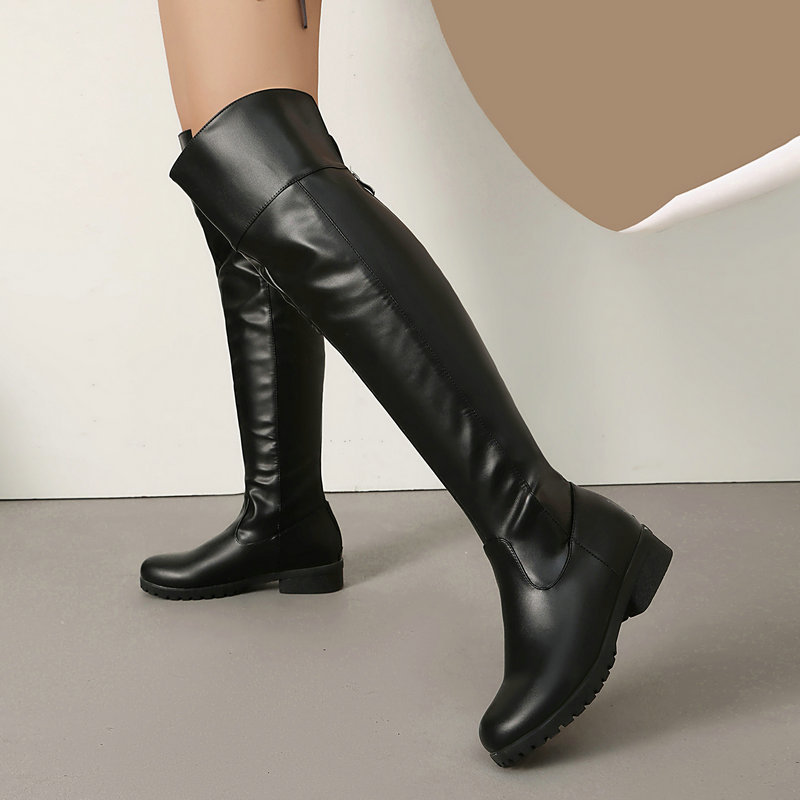 Women Knee High Boots Back Zip - Women'S Fashion Riding Boots review and price
