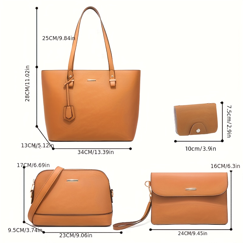 4pcs Fashion Women's Bag Sets  - Crossbody Bag Women review and price
